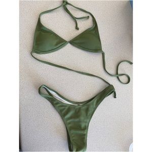 Green bikini